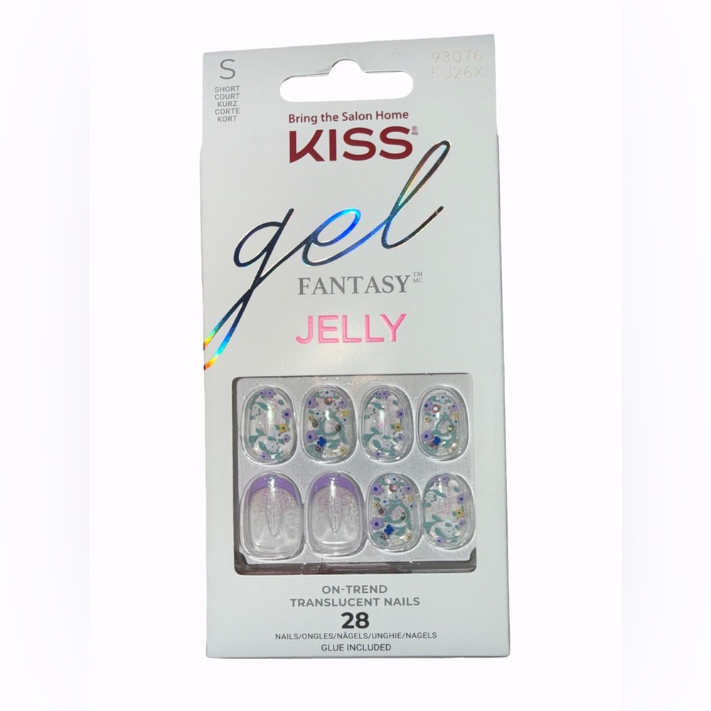 NEW KISS Gel Fantasy Jelly Color 28 Translucent Short
Glue Included
New in Box - Picture 6 of 6
